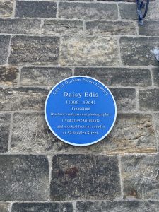 The plaque for Daisy Edis