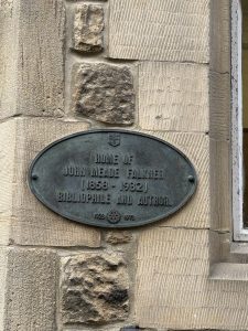 Plaque to John Meade Falkner