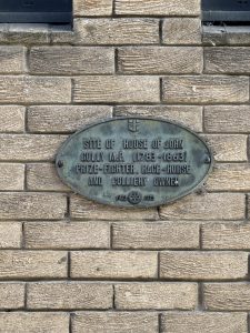 Plaque on Jevons House