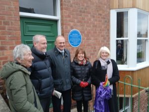 Guests in front of 40 The Avenue